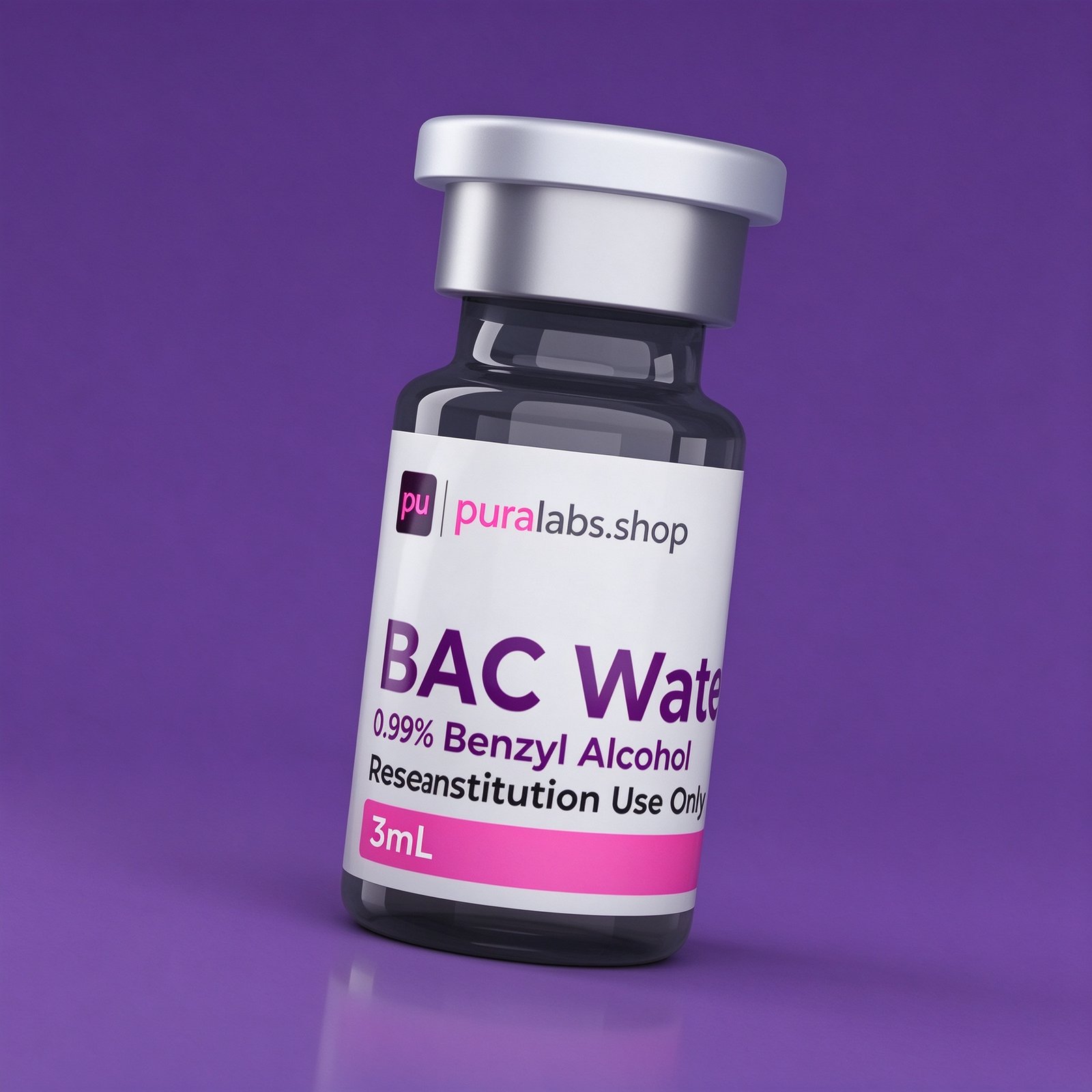 Bacteriostatic Water — 3mL (1 Vial)
