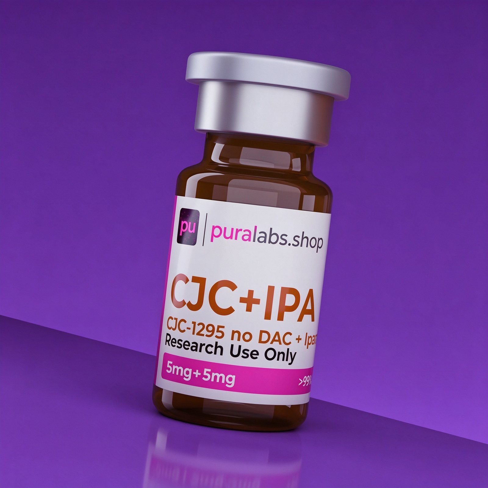 Blend: CJC-1295 No DAC 5mg + Ipamorelin 5mg — 5mg+5mg (10 Vial Kit)